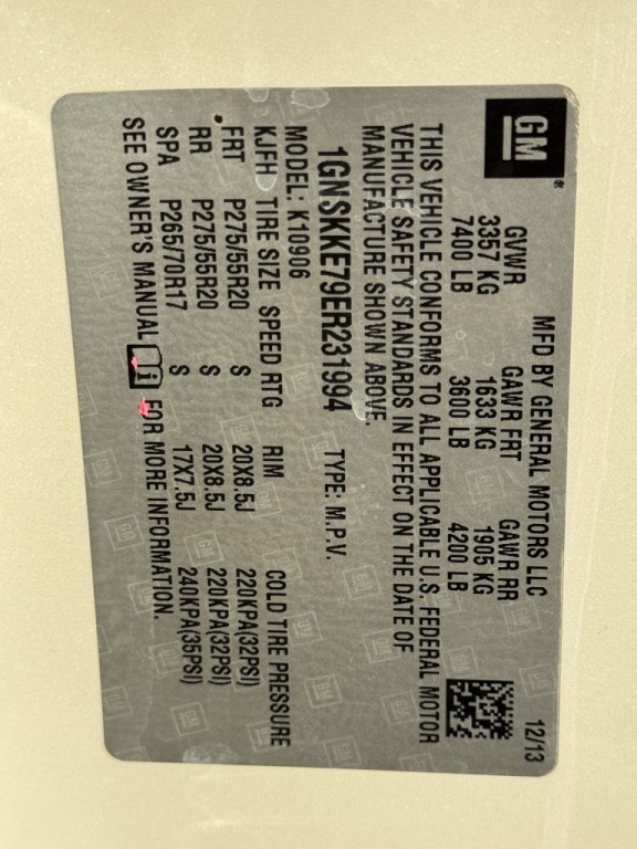 2014 Chevrolet Suburban Image 39