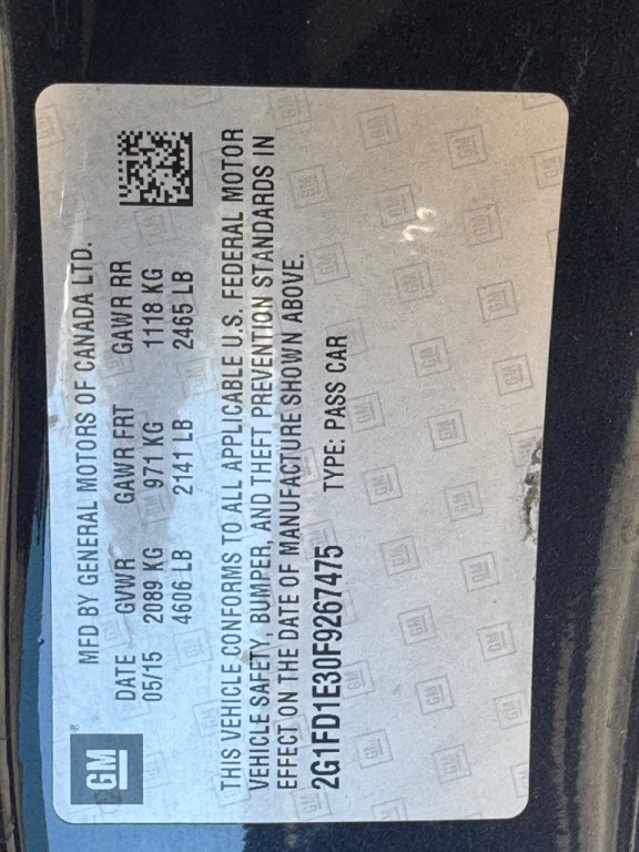 2015 Chevrolet Camaro Image 28