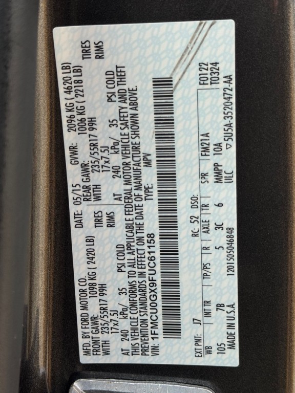 2015 Ford Escape Image 31