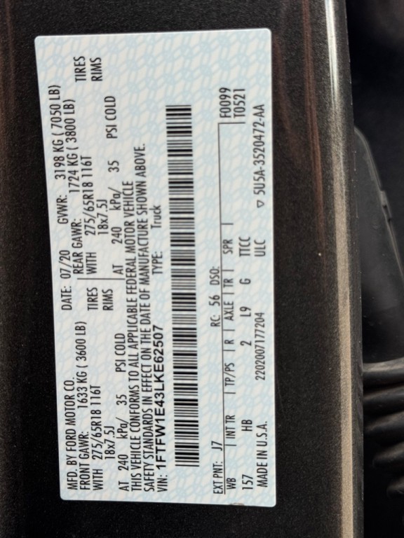 2020 Ford F-150 Image 38