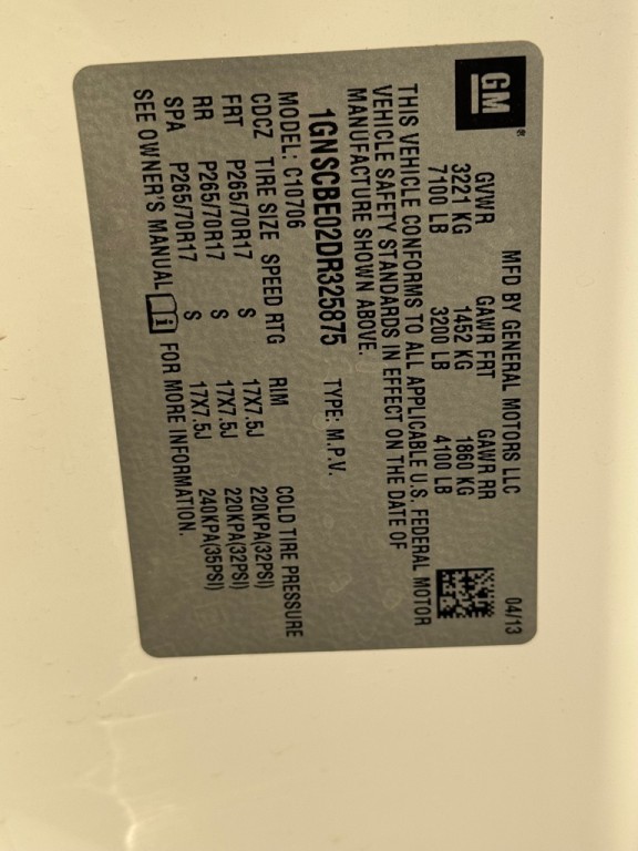 2013 Chevrolet Tahoe Image 35