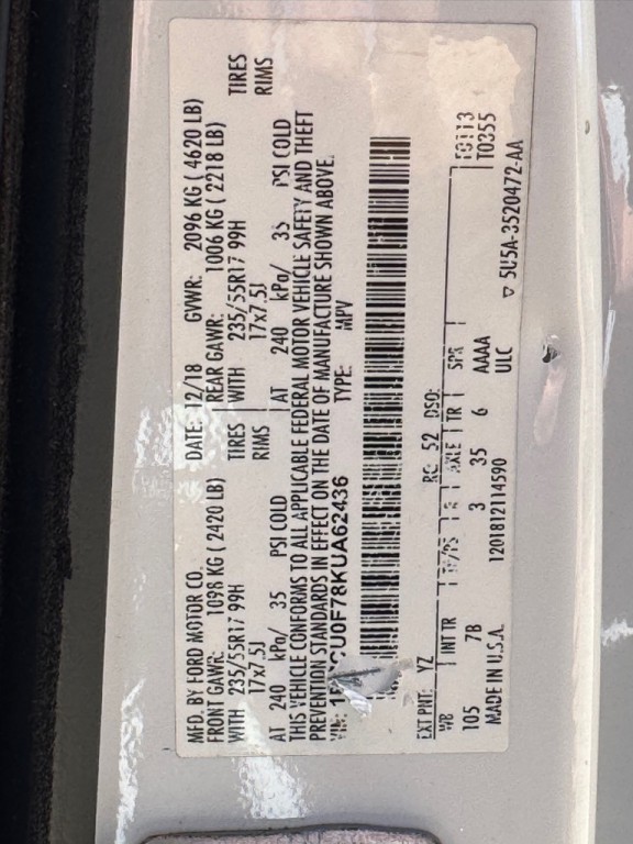 2019 Ford Escape Image 32