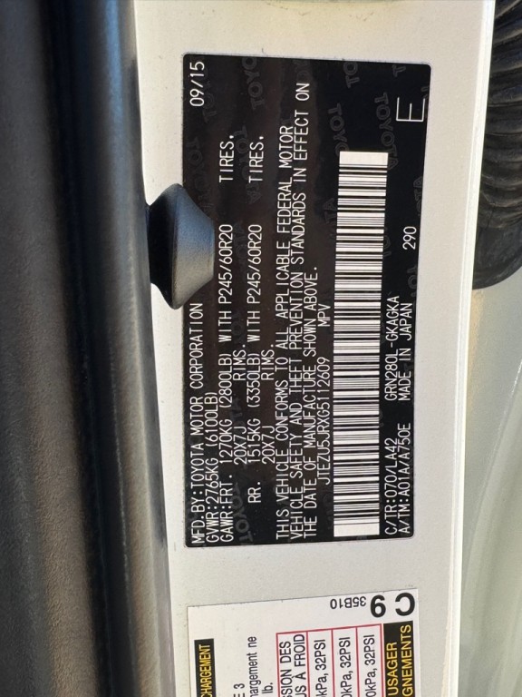 2016 Toyota 4Runner Image 34