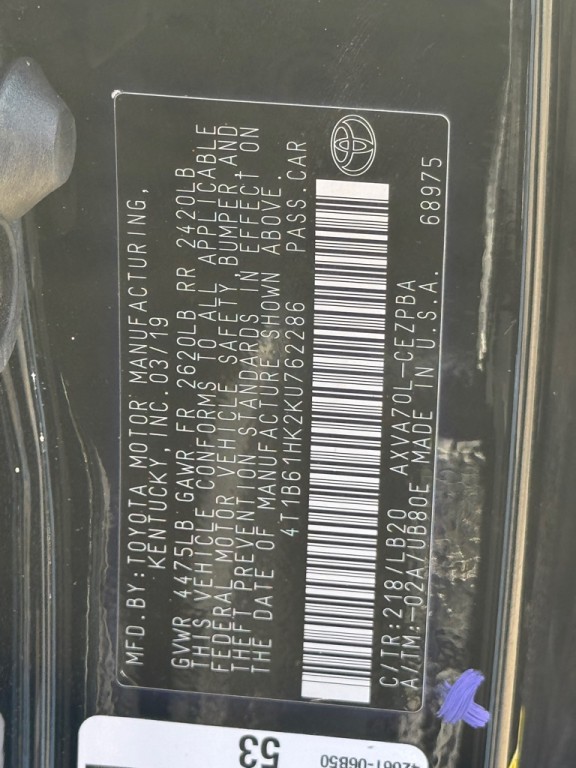 2019 Toyota Camry Image 32