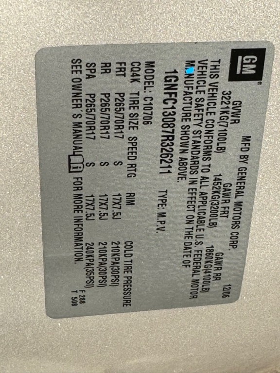 2007 Chevrolet Tahoe Image 34