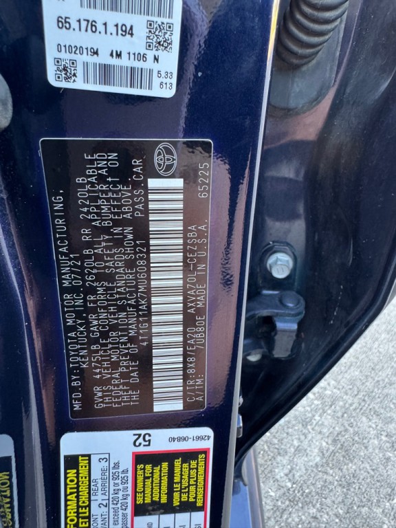 2021 Toyota Camry Image 30