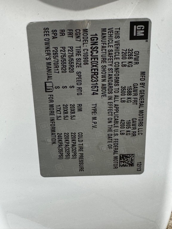 2014 Chevrolet Suburban Image 34