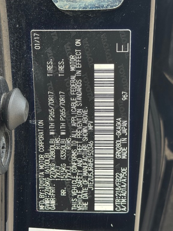 2017 Toyota 4Runner Image 33