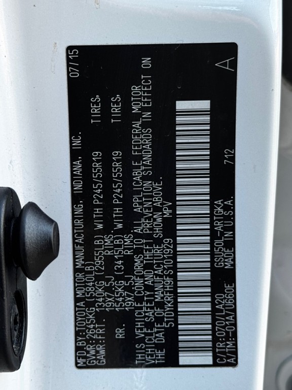 2015 Toyota Highlander Image 37