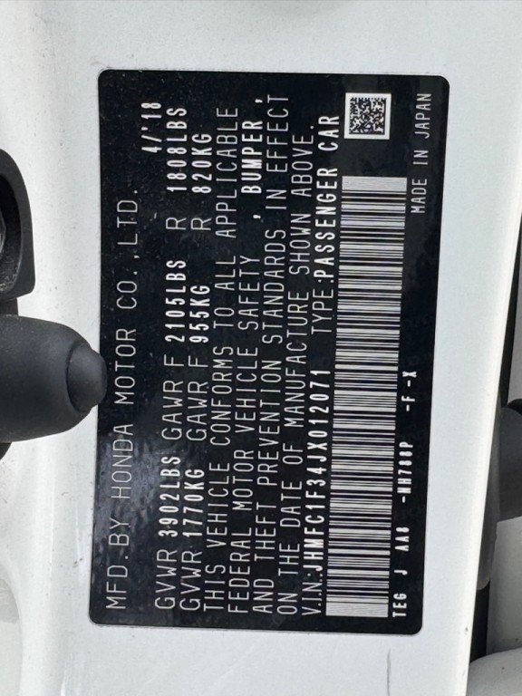 2018 Honda Civic Image 31