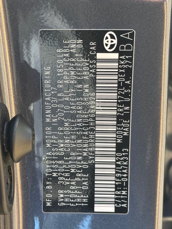 2017 Toyota Corolla Image 33