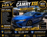 Image for 2020 Toyota Camry XSE ID: 7549987
