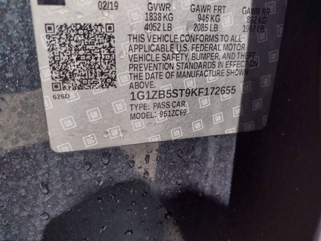 2019 Chevrolet Malibu Image 20