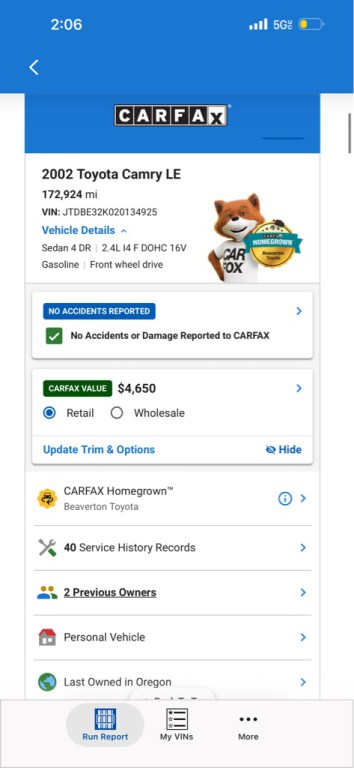 2002 Toyota Camry Image 15