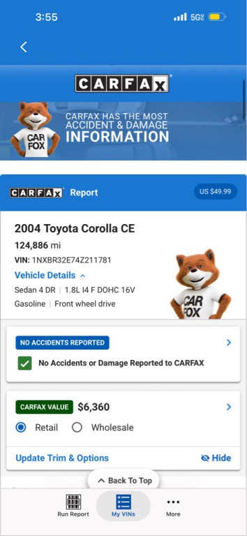 2004 Toyota Corolla Image 16