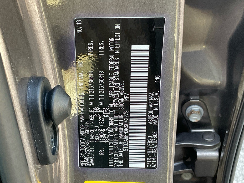 2019 Toyota Highlander Image 45