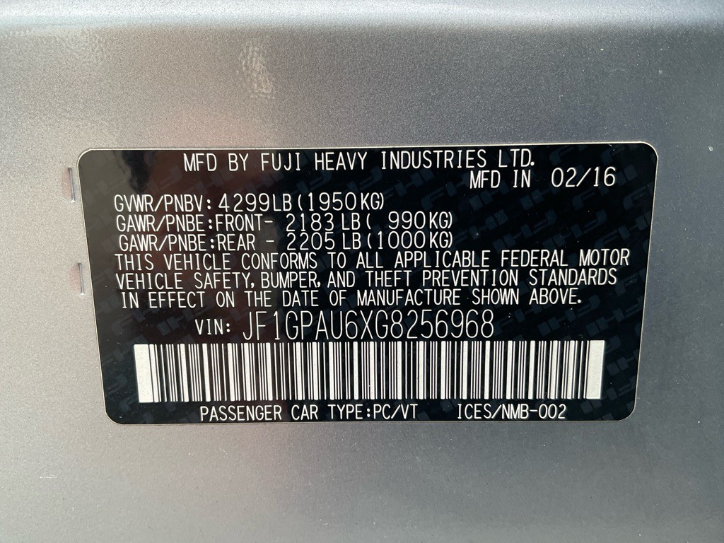 2016 Subaru Impreza Image 46