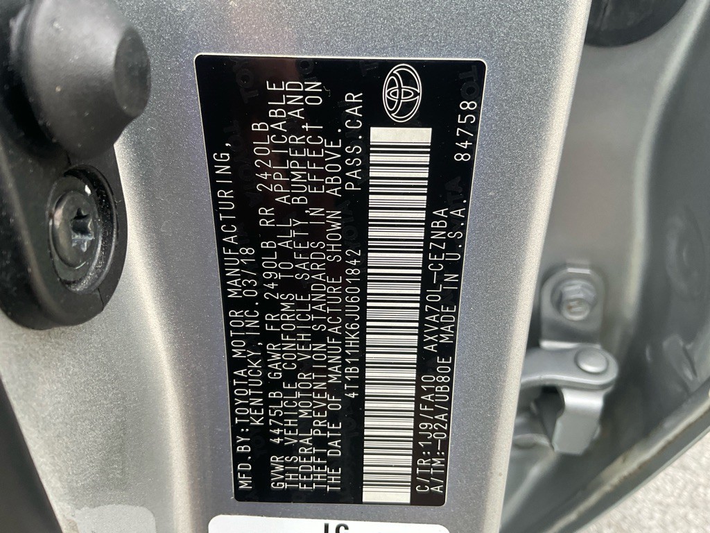 2018 Toyota Camry Image 44