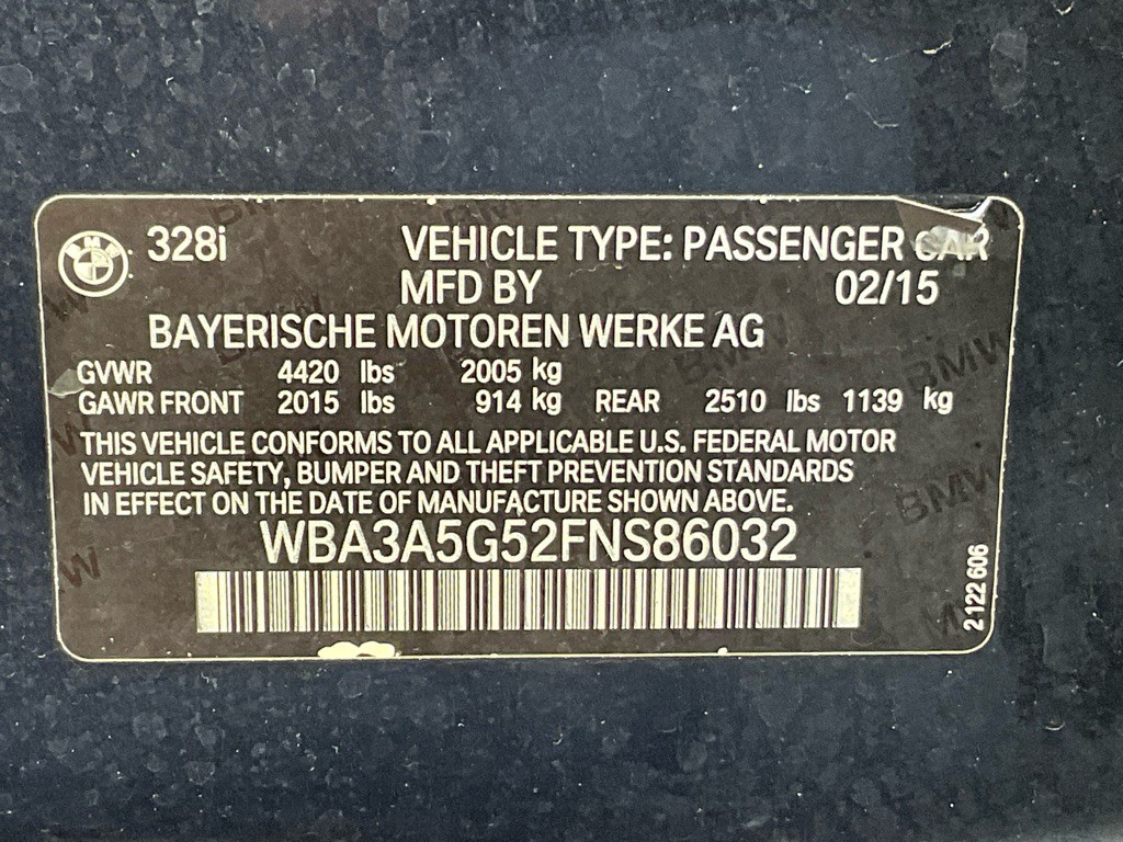 2015 BMW 3 Series Image 45