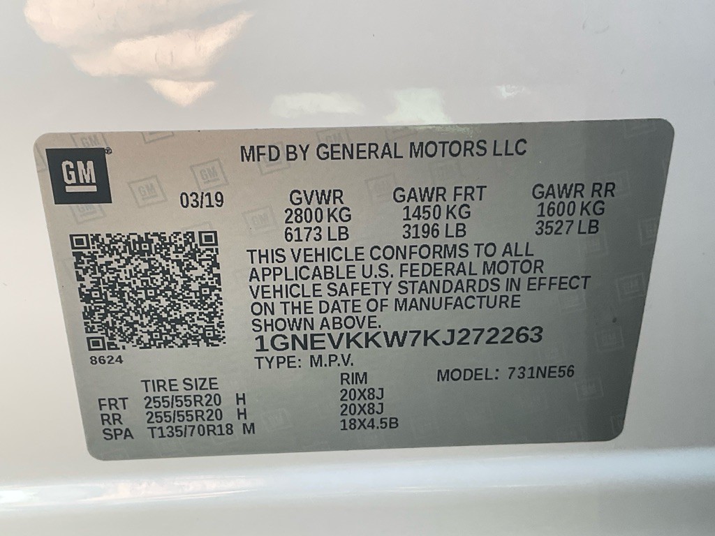 2019 Chevrolet Traverse Image 53