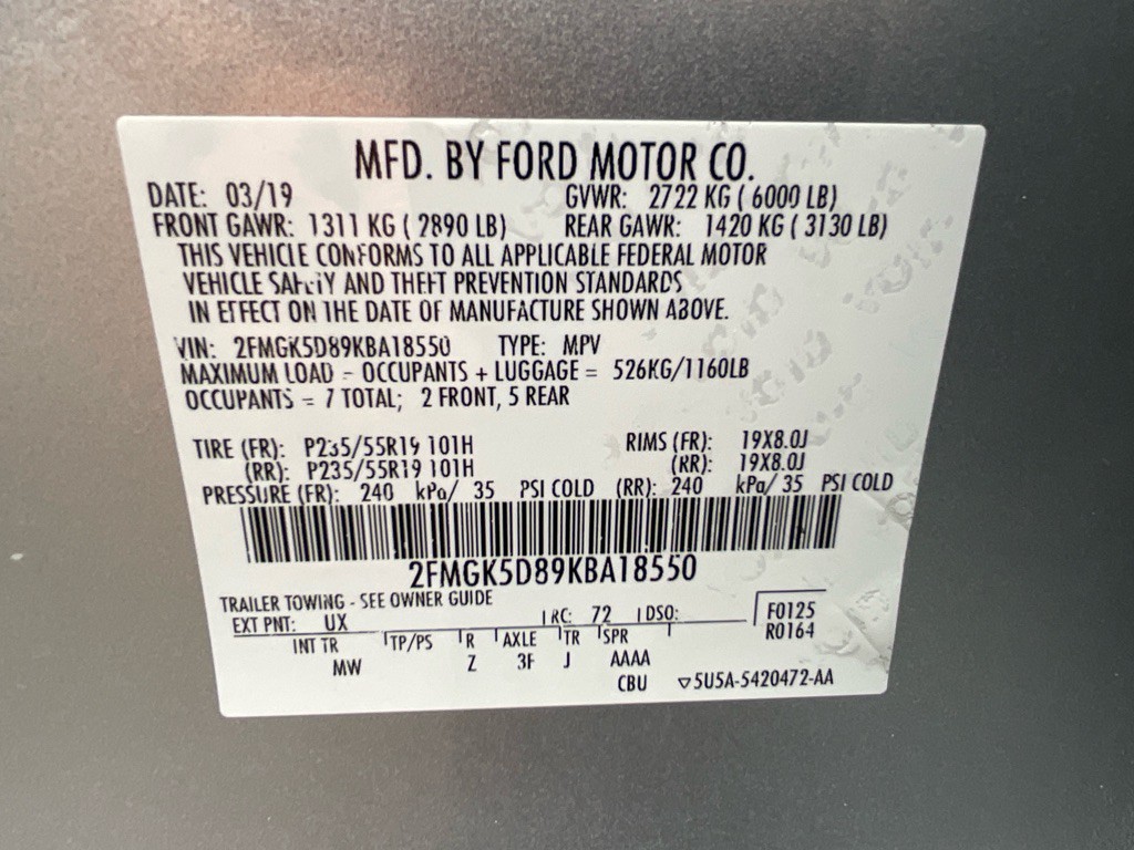 2019 Ford Flex Image 50