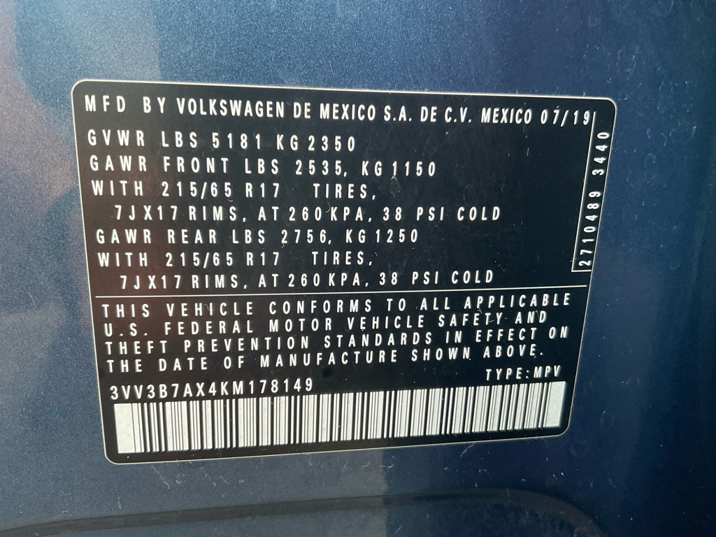 2019 Volkswagen Tiguan Image 48