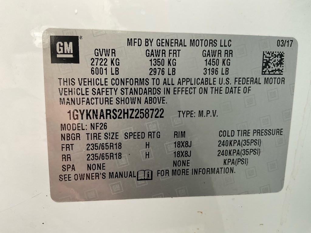 2017 Cadillac XT5 Image 49