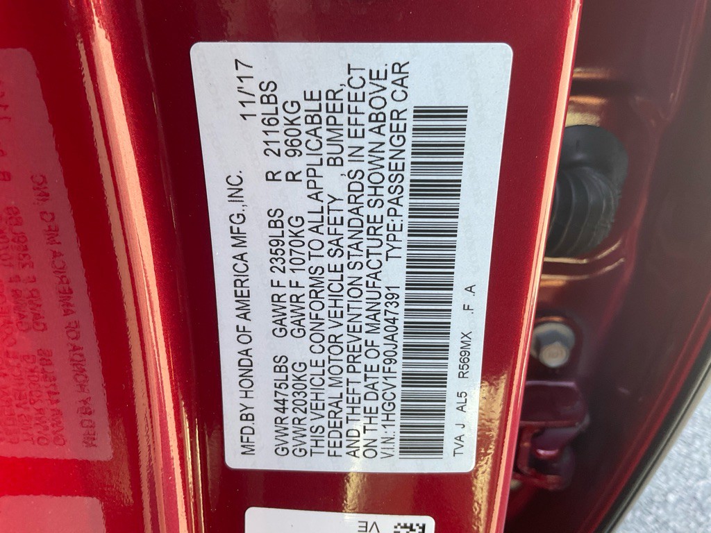 2018 Honda Accord Image 48