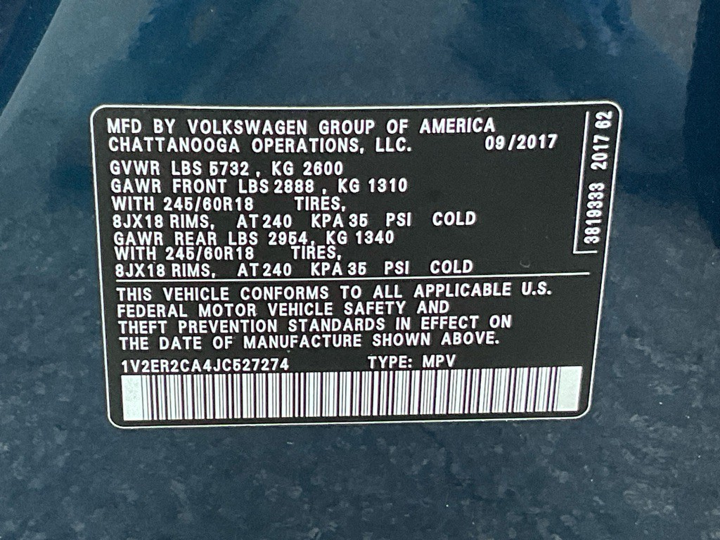 2018 Volkswagen Atlas Image 49