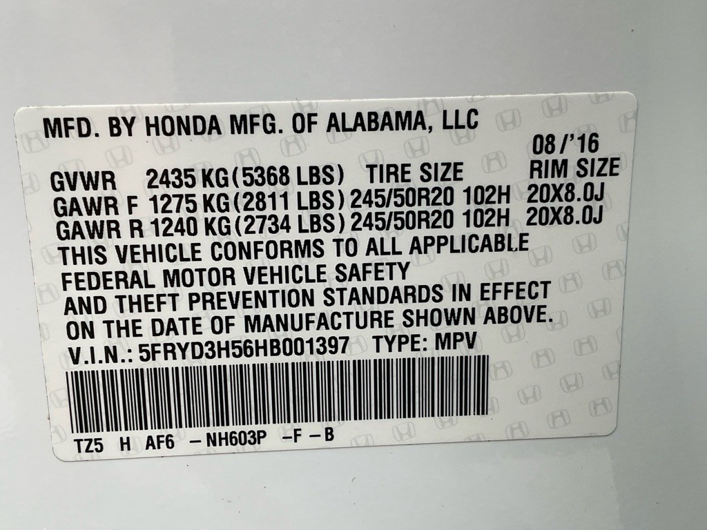 2017 Acura MDX Image 51