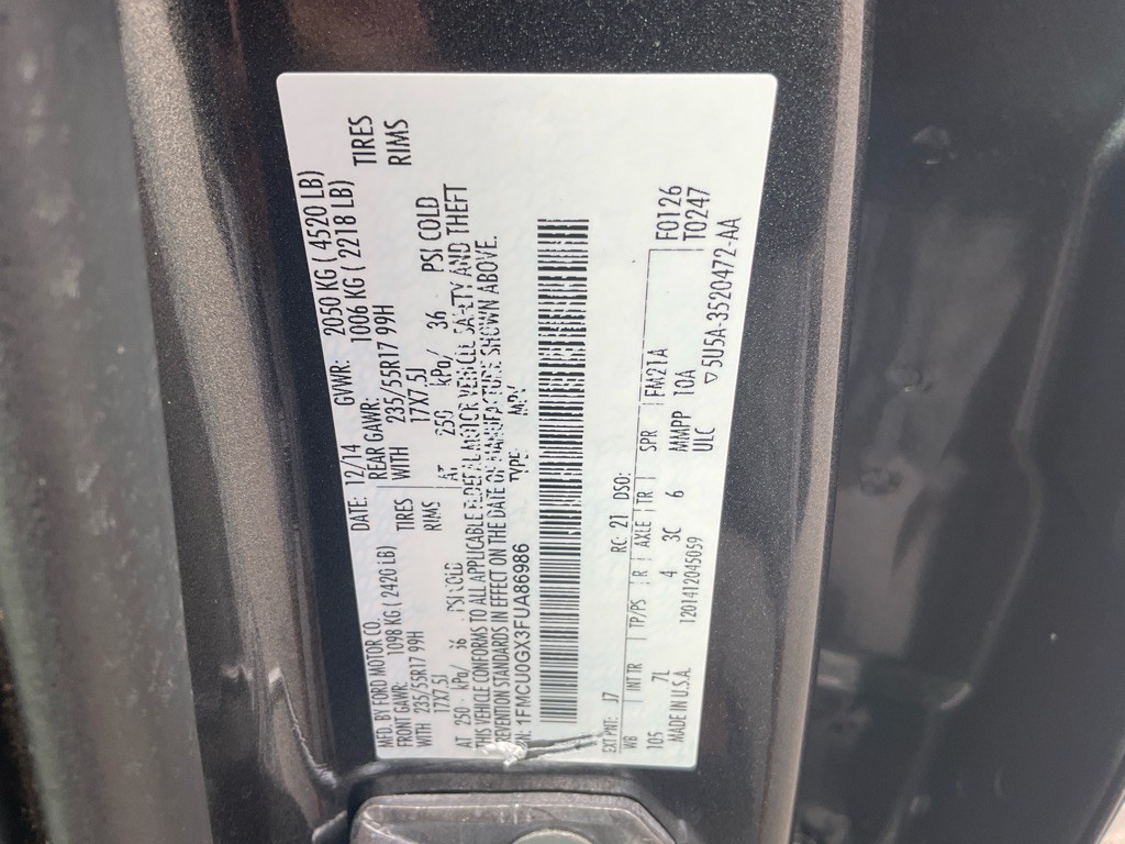 2015 Ford Escape Image 46