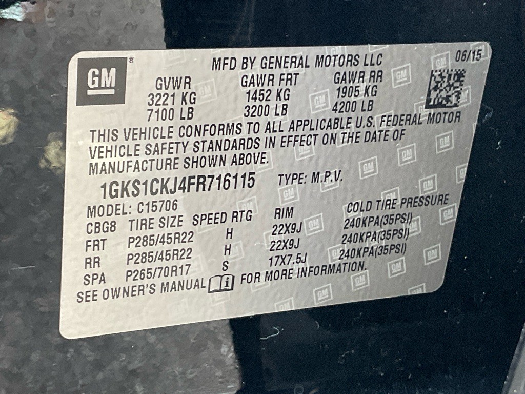 2015 GMC Yukon Image 51