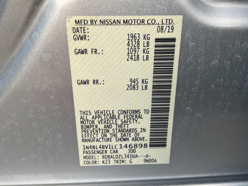 2020 Nissan Altima Image 44