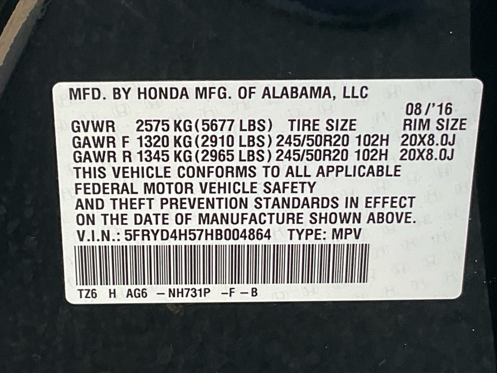 2017 Acura MDX Image 51