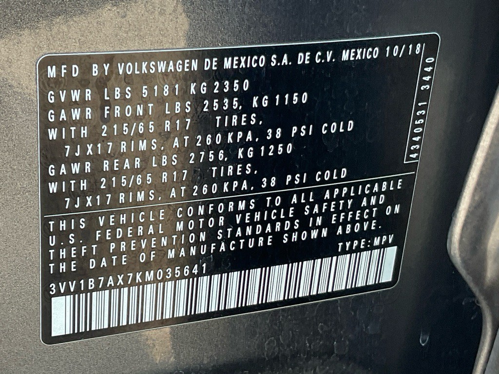 2019 Volkswagen Tiguan Image 45