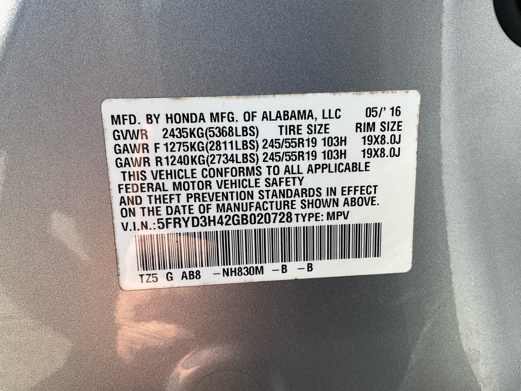 2016 Acura MDX Image 46