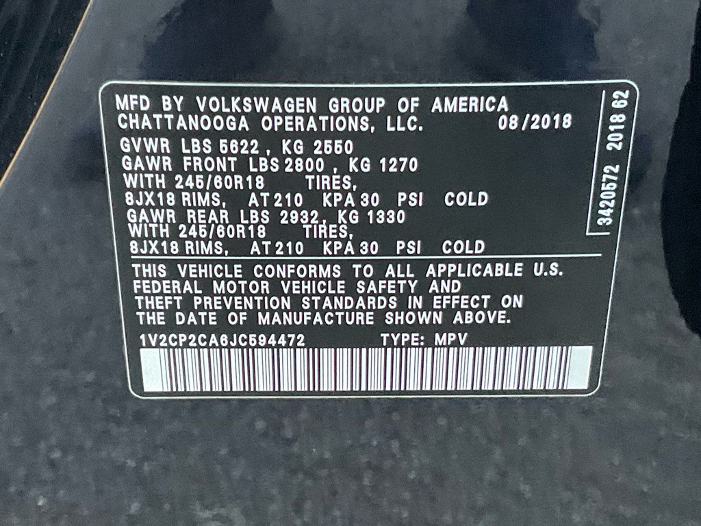 2018 Volkswagen Atlas Image 49