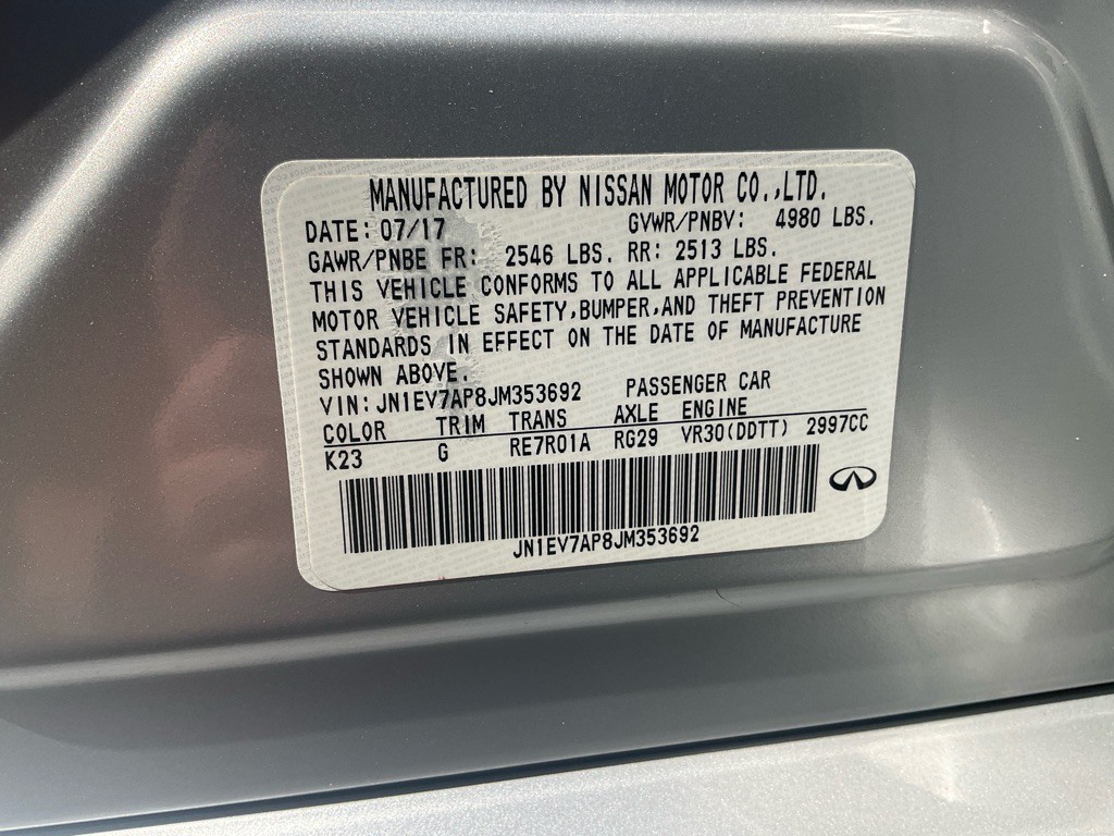 2018 INFINITI Q50 Image 45