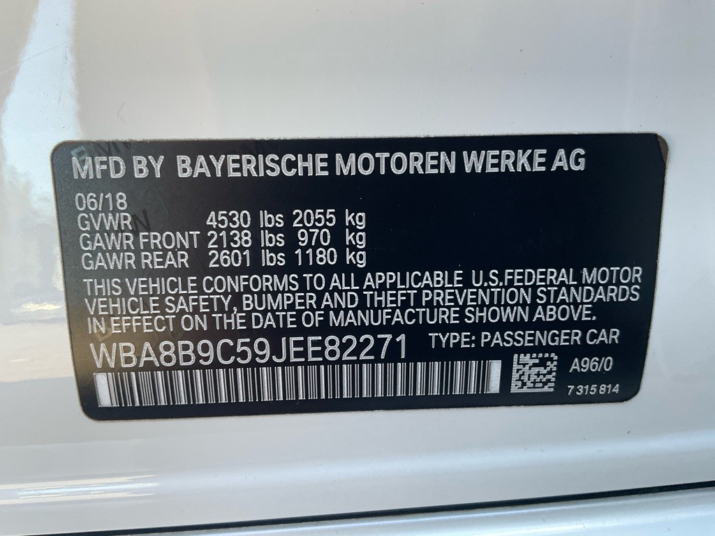 2018 BMW 3 Series Image 47