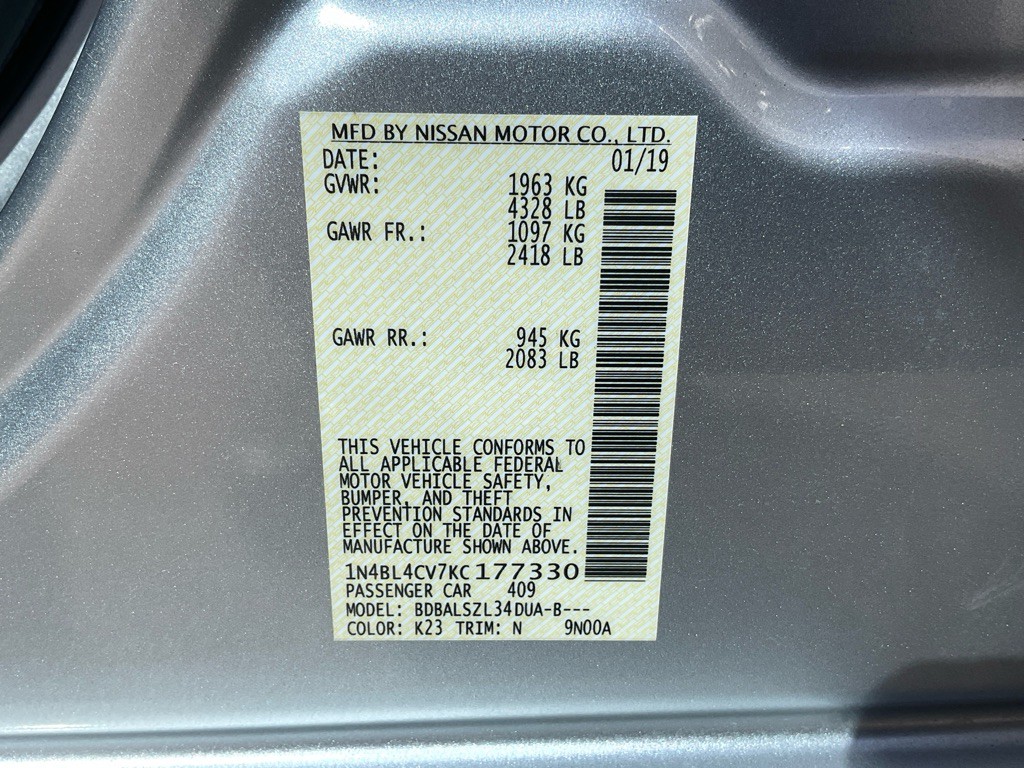 2019 Nissan Altima Image 44