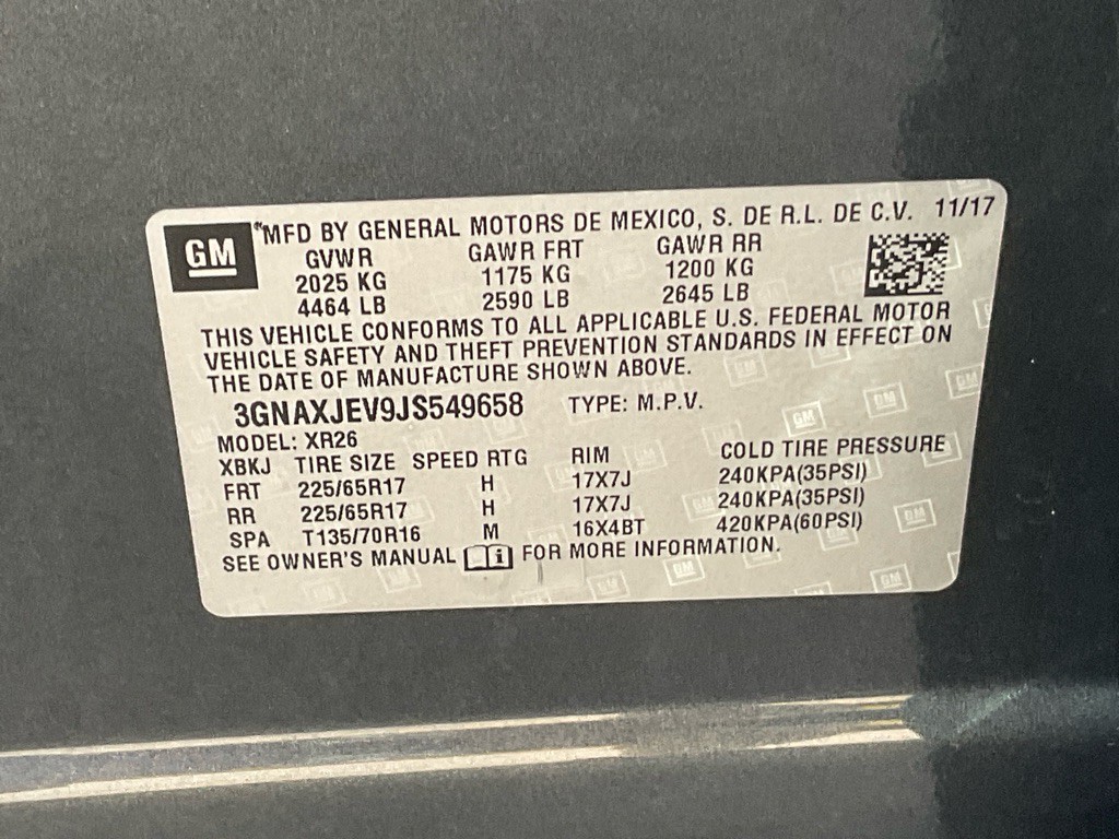 2018 Chevrolet Equinox Image 46