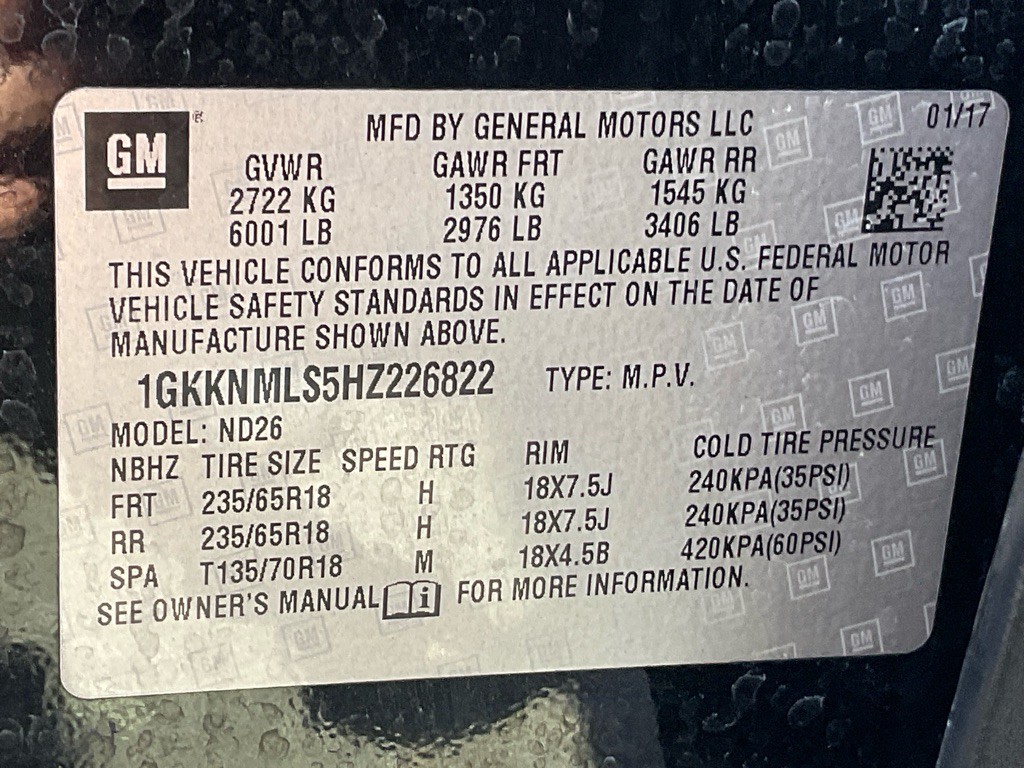 2017 GMC Acadia Image 50