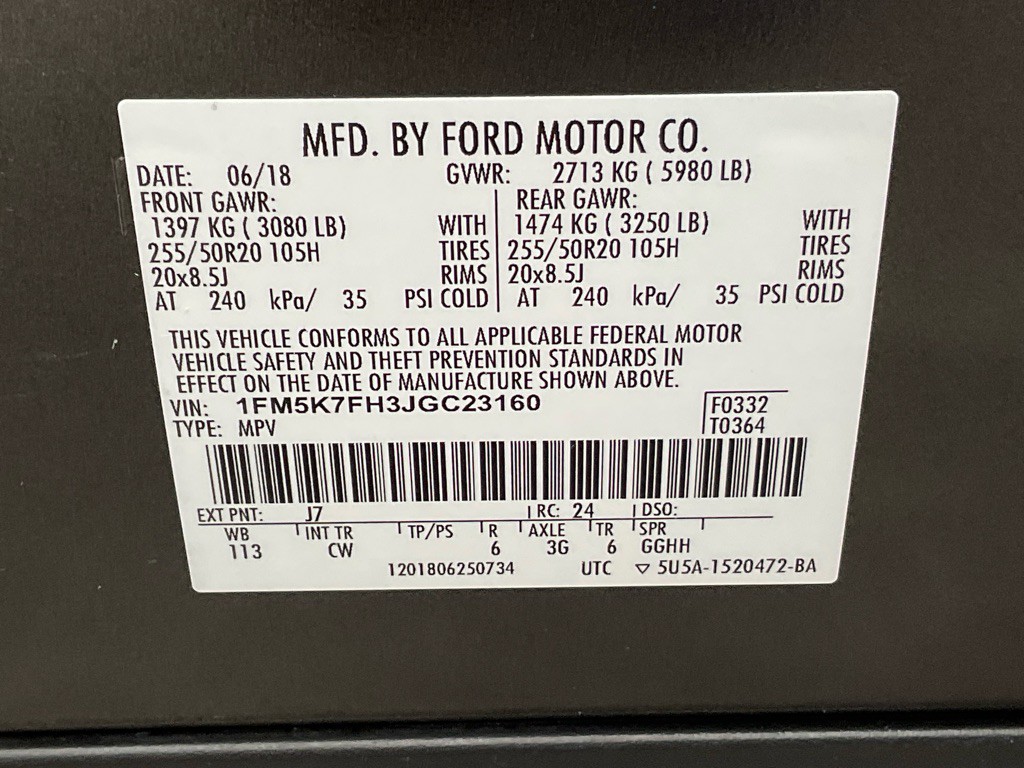 2018 Ford Explorer Image 52