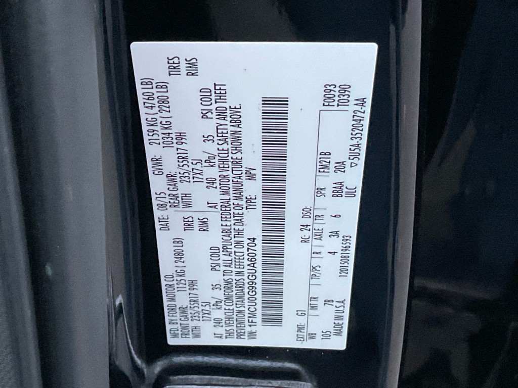 2016 Ford Escape Image 46