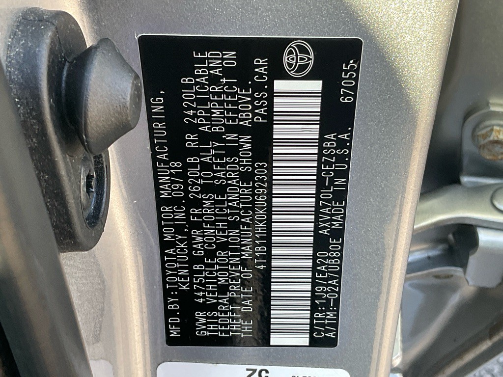 2019 Toyota Camry Image 44