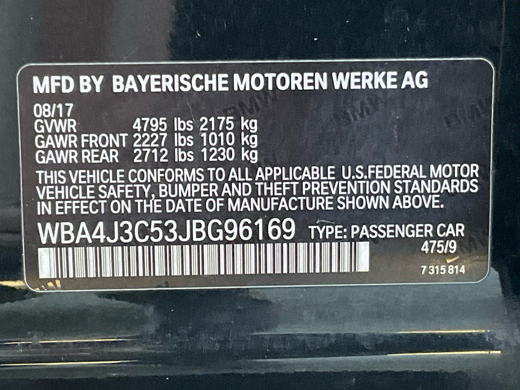 2018 BMW 4 Series Image 52