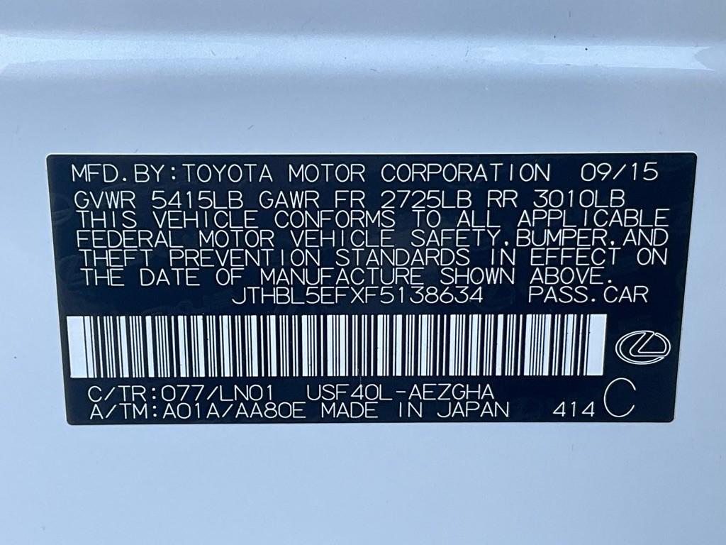 2015 Lexus LS Image 47