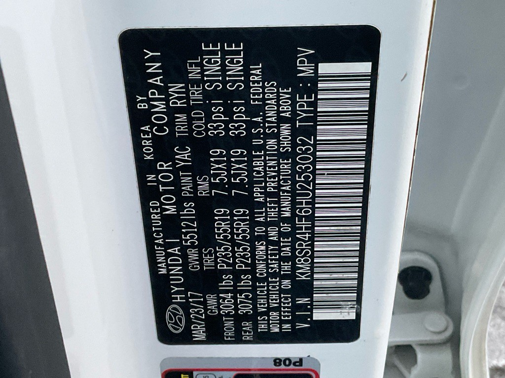 2017 Hyundai Santa Fe Image 50