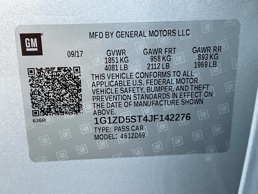 2018 Chevrolet Malibu Image 46