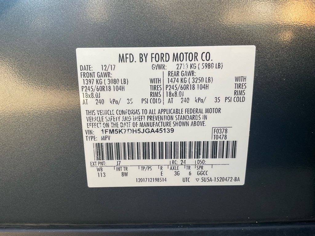 2018 Ford Explorer Image 43